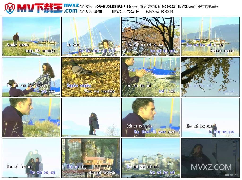 NORAH JONES-SUNRISE(人物)_英语_流行歌曲_MC802521